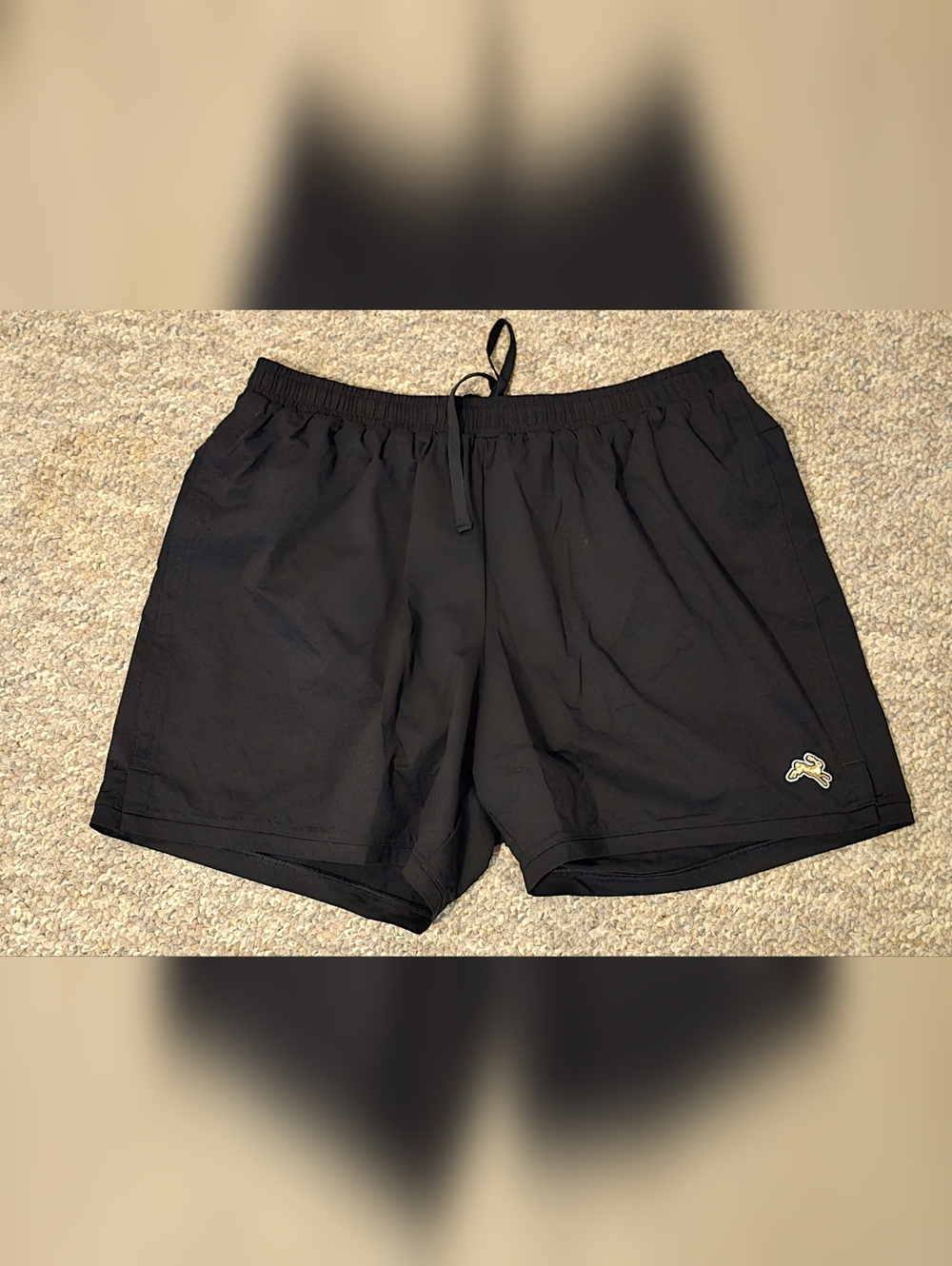*** Tracksmith Session Men's 5 Inch Shorts Black Large ***